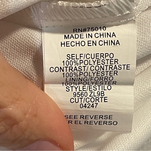 White Sequined Mini Dress - Way Inn Clothing Co. size 3 - Picture 5 of 5